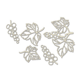 Набор чипбордов, Summer botanical diary, #688, бежевый, 10х15 см, Фабрика Декора