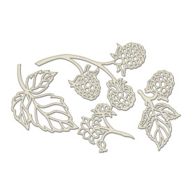 Набір чіпбордів, Summer botanical diary, # 691, бежевий, 10х15 см, Фабрика Декору