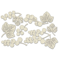 Набір чіпбордів, Summer botanical diary, # 700, бежевий, 10х15 см, Фабрика Декору