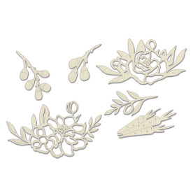 Набор чипбордов, Sweet bunny, #706, бежевый, 10х15 см, Фабрика Декора