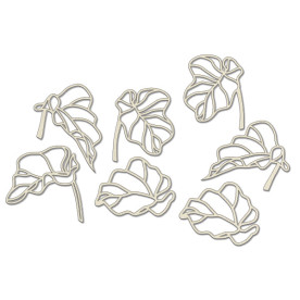 Набір чіпбордів, Botany exotic, # 709, бежевий, 10х15 см, Фабрика Декору