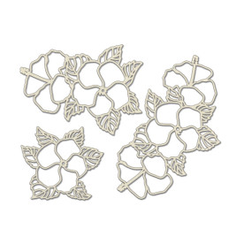 Набор чипбордов, Botany exotic, #712, бежевый, 10х15 см, Фабрика Декора