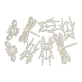 Набор чипбордов, Botany exotic, #722, бежевый, 10х15 см, Фабрика Декора