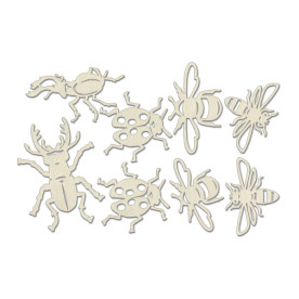 Набор чипбордов, Botany exotic, #723, бежевый, 10х15 см, Фабрика Декора