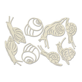 Набір чіпбордів, Botany exotic, # 725, бежевий, 10х15 см, Фабрика Декору