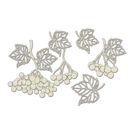 Набор чипбордов, Autumn botanical diary, #736, бежевый, 10х15 см, Фабрика Декора