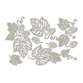 Набор чипбордов, Autumn botanical diary, #740, бежевый, 10х15 см, Фабрика Декора