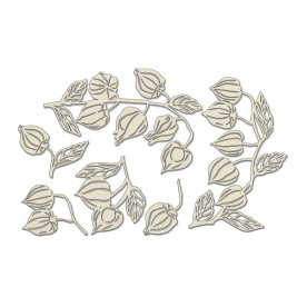 Набор чипбордов, Autumn botanical diary, #741, бежевый, 10х15 см, Фабрика Декора