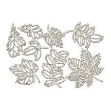 Набір чіпбордів, Autumn botanical diary, # 743, бежевий, 10х15 см, Фабрика Декору