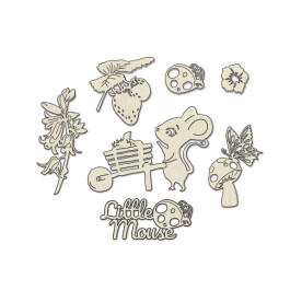 Набір чіпбордів Happy mouse day 10х15 см #784, Фабрика Декору