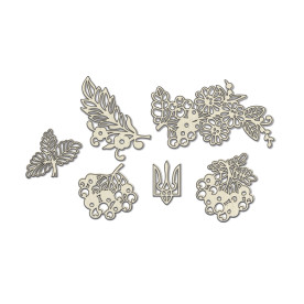 Набор чипбордов Inspired by Ukraine 10х15 см #797, Фабрика Декора