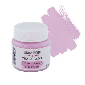 Крейдяна фарба Chalk Paint, колір Ягідний смузі, Фабрика Декору