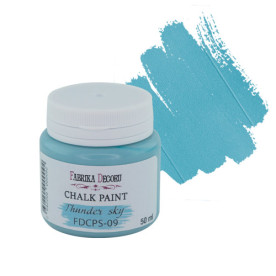 Меловая краска, Chalk Paint, Грозовое небо, 50 мл, Фабрика Декора
