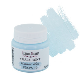 Крейдяна фарба Chalk Paint, колір Вінтажно-блакитний, Фабрика Декору