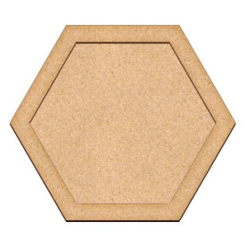 Артборд Шестигранник 34,5х30 см, Фабрика Декору
