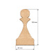 Артборд, Пешка-шахматная фигура, 9,5х18 см, 3 мм, Фабрика Декора