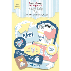 Набор высечек, коллекция "Sweet baby boy", 42шт Фабрика Декору