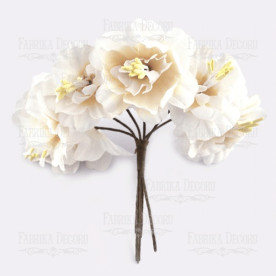 Набор цветов сакуры макси, жасмин, 6шт, Фабрика Декора