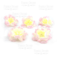 Цветок сакуры белый с нежно-розовым, 1шт, 5 см, Фабрика Декору