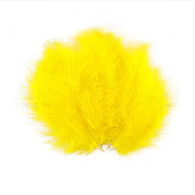 Набір пір'я Пухові, Сонячні, 10 шт, від 12 см до 17 см, Фабрика Декору