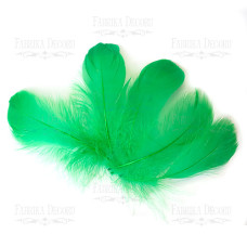 Набор перьев макси Зеленый от 6,5см до 12см, 10 шт., Фабрика Декора