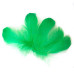 Набор перьев, Зеленый, 5 шт, 9 см до 14 см, Фабрика Декора