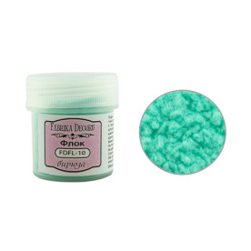 Бархатная пудра Бирюза 20 мл, Фабрика Декора