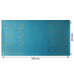 Шкірзам з тисненням золотою фольгою Golden Stars Bright Blue, розмір 500мм х 250мм, Фабрика Декору
