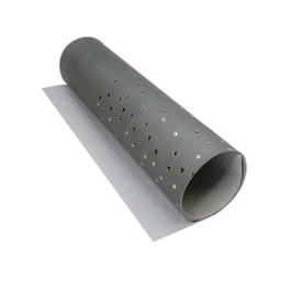 Шкірзам з тисненням золотою фольгою Golden Maxi Drops Gray, розмір 500мм х 250мм, Фабрика Декору