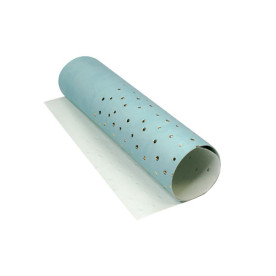 Шкірзам з тисненням золотою фольгою Golden Maxi Drops Mint, розмір 500мм х 250мм, Фабрика Декору