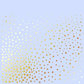 Лист односторонней бумаги с фольгированием Golden Maxi Drops Purple 30,5х30,5 см, Фабрика Декора