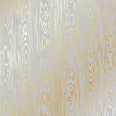 Лист одностороннього паперу з фольгуванням Golden Wood Texture Gray 30,5х30,5 см, Фабрика Декору