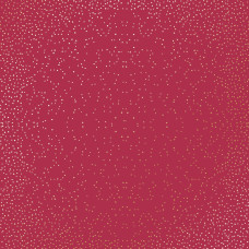 Лист односторонней бумаги с фольгированием Golden Mini Drops, color Blackberry 30,5х30,5 см, Фабрика Декора