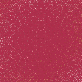 Лист односторонней бумаги с фольгированием Golden Mini Drops, color Blackberry 30,5х30,5 см, Фабрика Декора