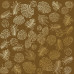 Лист односторонней бумаги с фольгированием Golden Tropical Leaves, color Milk chocolate 30,5х30,5 см, Фабрика Декора