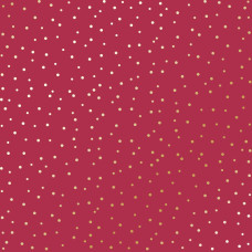 Лист одностороннього паперу з фольгуванням Golden Drops, color Blackberry 30,5х30,5 см, Фабрика Декору