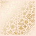 Аркуш паперу з фольгуванням Golden Snowflakes Beige, Фабрика Декору