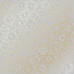 Аркуш однобічного паперу з фольгуванням Golden Clocks Grey 30,5х30,5 см, Фабрика Декору