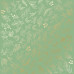 Лист одностороннього паперу з фольгуванням Golden Branches, color Avocado 30,5х30,5 см, Фабрика Декору