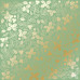 Лист односторонней бумаги с фольгированием Golden Winterberries Avocado 30,5х30,5 см, Фабрика Декора