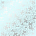Лист одностороннього паперу з фольгуванням Silver Winterberries Mint 30,5х30,5 см, Фабрика Декору