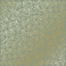 Лист одностороннього паперу з фольгуванням Golden Rose Leaves, color Olive 30,5х30,5 см, Фабрика Декору