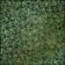 Лист односторонней бумаги с фольгированием Golden Rose Leaves, color Dark green aquarelle 30,5х30,5 см, Фабрика Декора