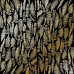 Лист односторонней бумаги с фольгированием Golden Fern, color Black 30,5х30,5 см, Фабрика Декора