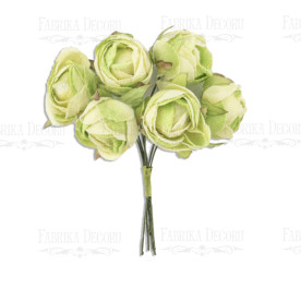 Букет бутон півонії, салатовий, 6 шт, Фабрика Декору