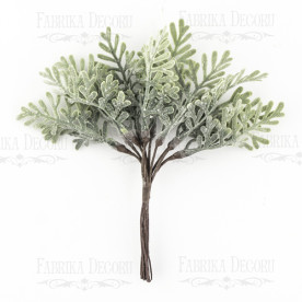 Набір гілочок зелені цинерарія, зелений, 10 шт, Фабрика Декору