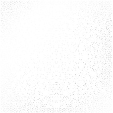 Лист односторонней бумаги с серебряным тиснением, дизайн silver mini drops white, 30,5см х 30,5см, Фабрика Декора