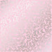 Лист односторонней бумаги с серебряным тиснением, дизайн silver butterflies pink, 30,5см х 30,5см, Фабрика Декора