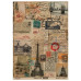 Набор крафт бумаги с рисунком Vintage Europe 10 листов, 42x29,7 см, Фабрика Декора