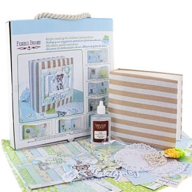 Набір для створення дитячого фотоальбому Puffy Fluffy boy #004, Фабрика Декору